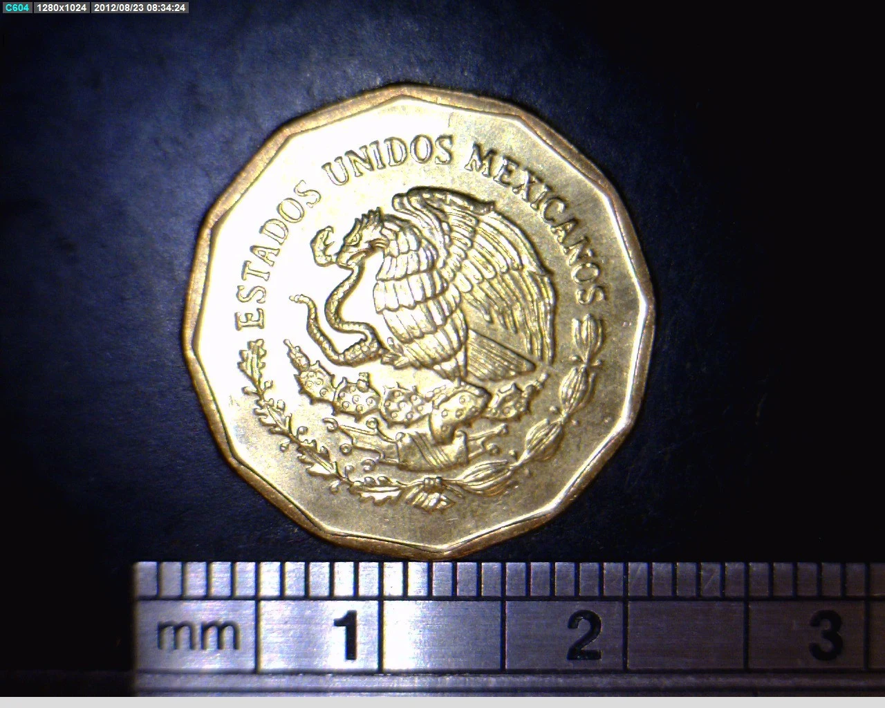 20 Centavos Bronce Aluminio 2008 · Anverso