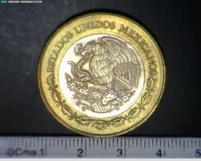 20 Nuevos Pesos Hidalgo 1995 · Inventario Banxico 18975 (anverso)