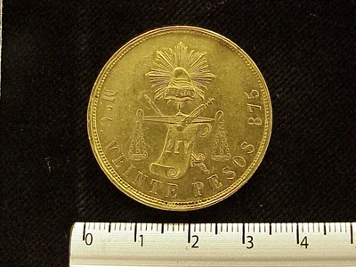 20 Pesos Oro · 1870