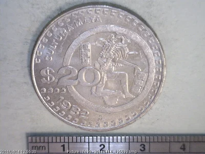 20 Pesos Cuproníquel 1982