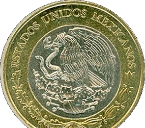 Anverso de moneda 20 Pesos 2017 (Conmemorativa), bimetálica