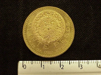 20 Pesos Azteca Oro 1959