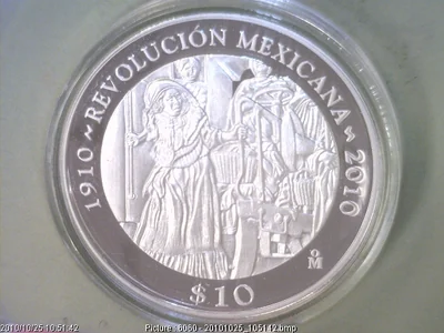 20 Pesos Bicentenario de la Independencia de México, Encapsulada 2010