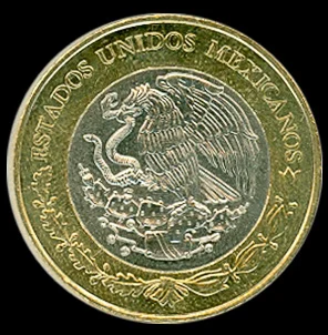 Centenario de la Promulgación de la Constitución Política de los Estados Unidos Mexicanos del 5 de febrero de 1917 · Inventario Banxico 23821 (anverso)