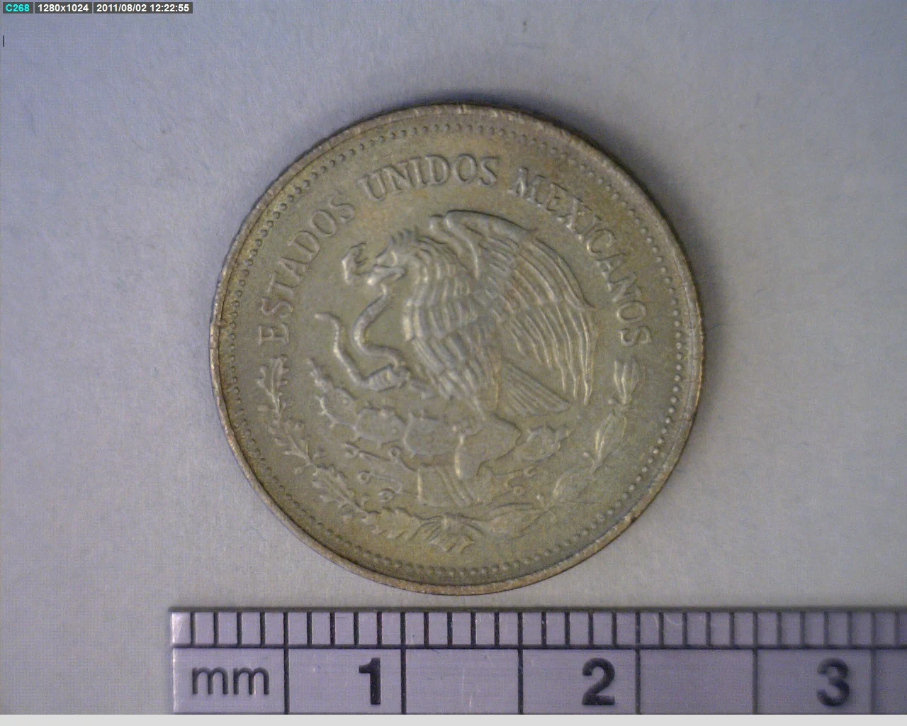 20 Pesos Cuauhtémoc Bronce Aluminio 1990 (anverso)