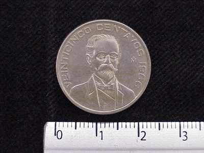 25 Centavos Cuproníquel 1966