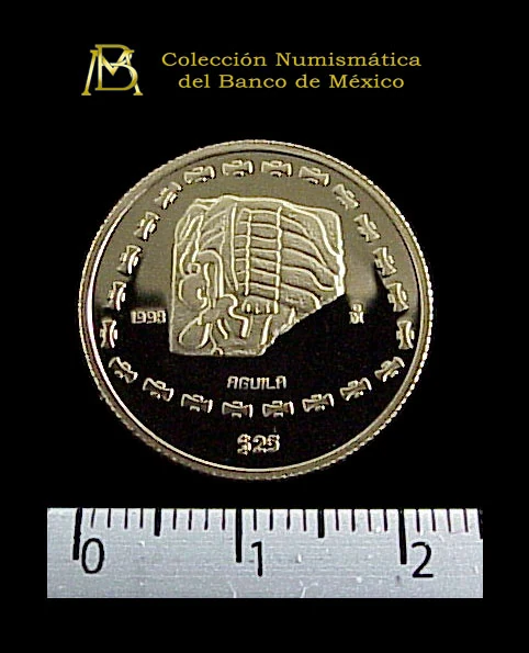 25 Pesos 1998 · Reverso