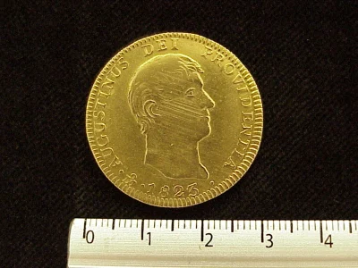 4 Escudos Agustín de Iturbide 1823