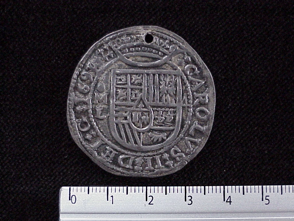 4-reales-carlos-ii-1691-mexico-l - anverso (Banxico)