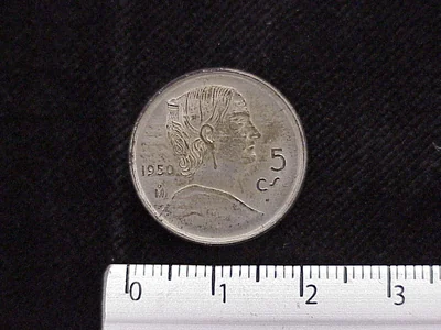 5 Centavos Cuproníquel 1950
