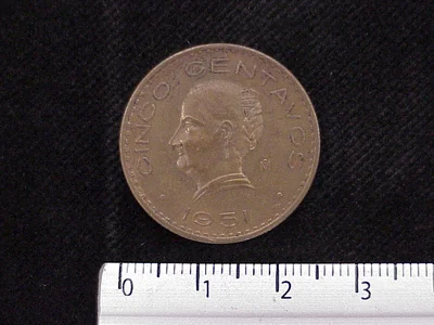 5 Centavos Cobre 1951