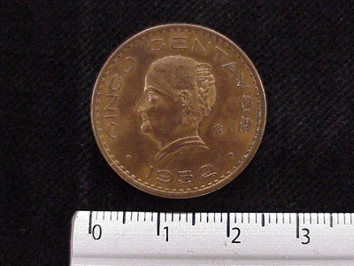 5 Centavos Cobre 1952