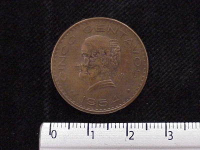 5 Centavos Cobre 1954