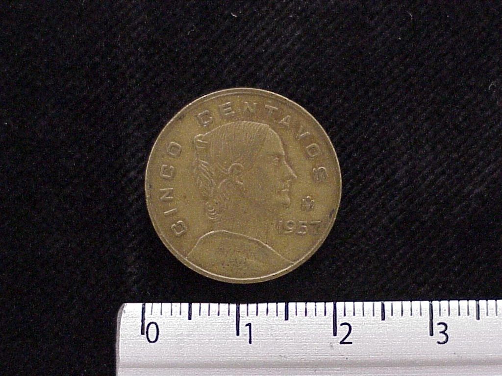 5 Centavos Cobre 1957 (reverso)