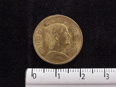 5 Centavos Cobre 1961