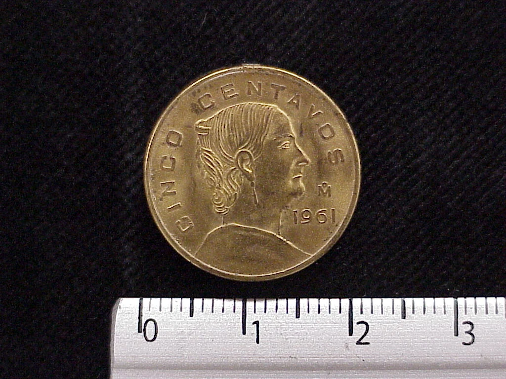 5 Centavos Cobre 1961 (reverso)