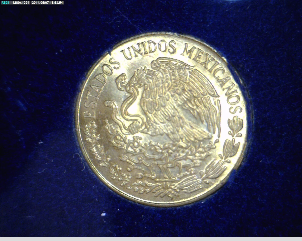 5 Centavos Latón 1972 (anverso)