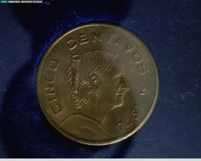 5 Centavos Latón 1974