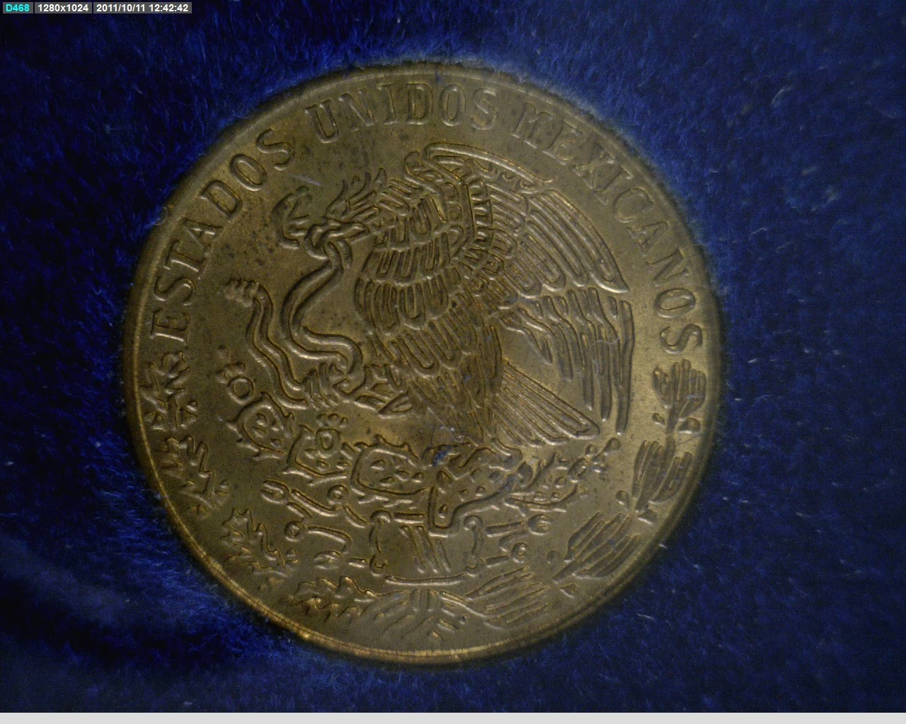 5 Centavos Latón 1975 (anverso)