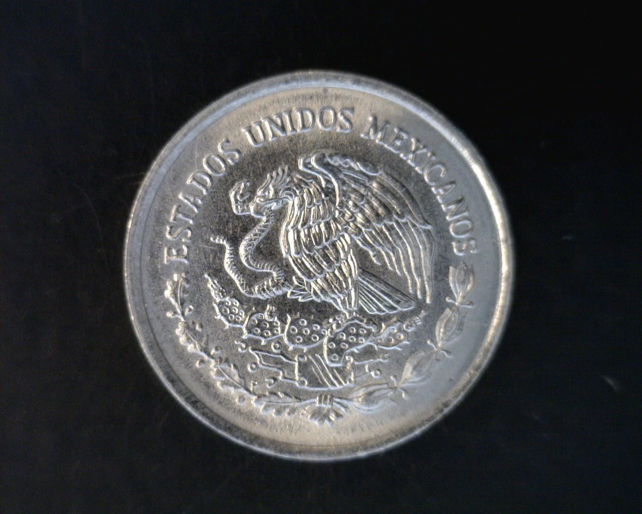 5 Acero inoxidable 1992 . Inventario Banxico 16771 (anverso)
