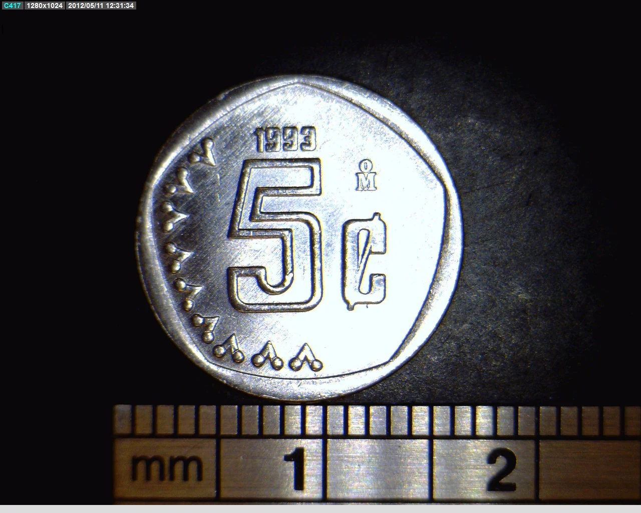5 Centavos Acero inoxidable 1993