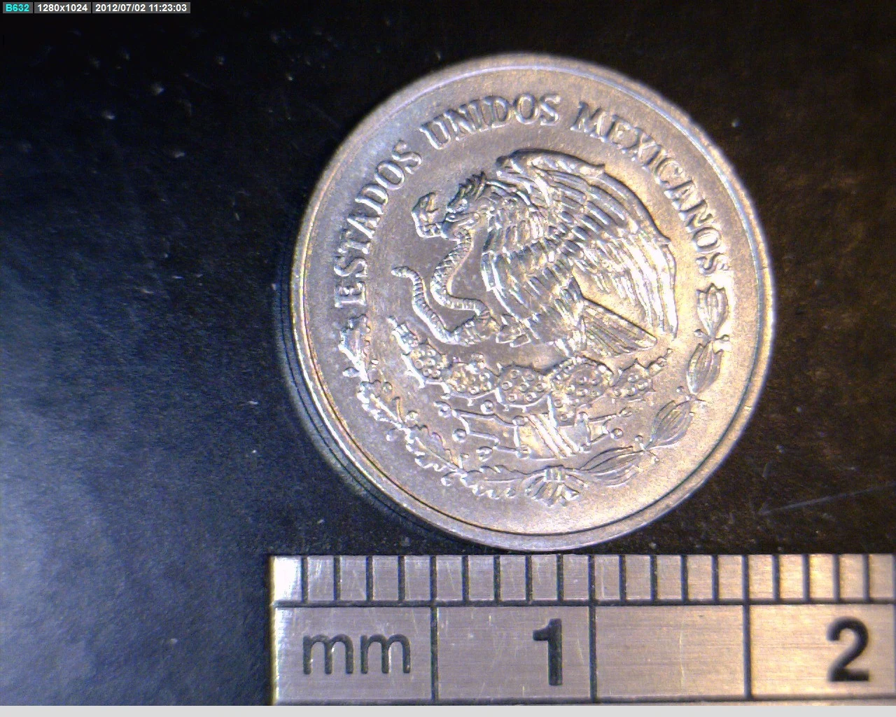 5 Centavos Acero inoxidable 1998 · Anverso