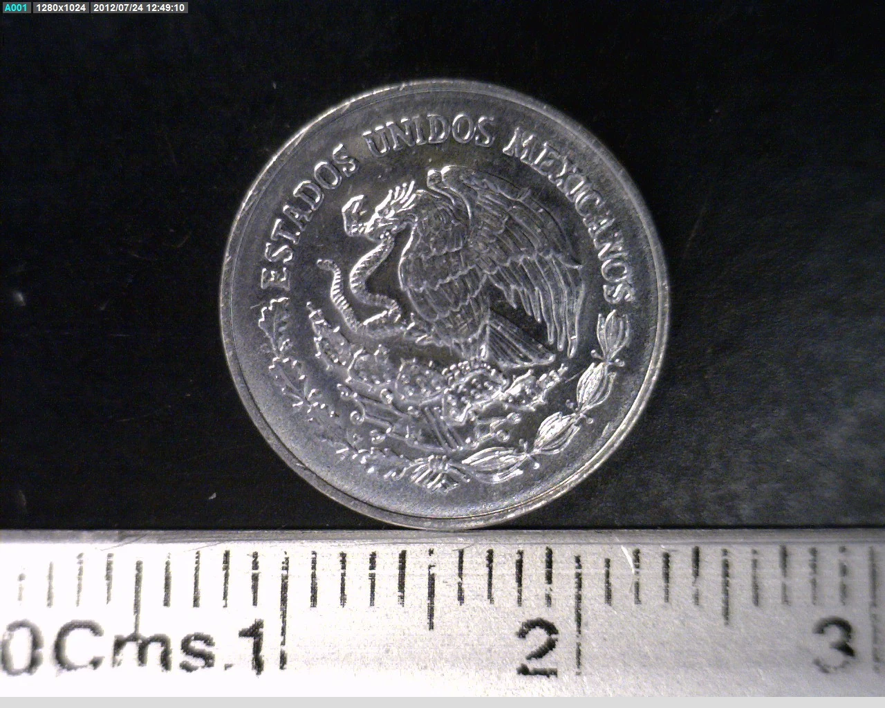 5 Centavos Acero inoxidable 2000 · Anverso