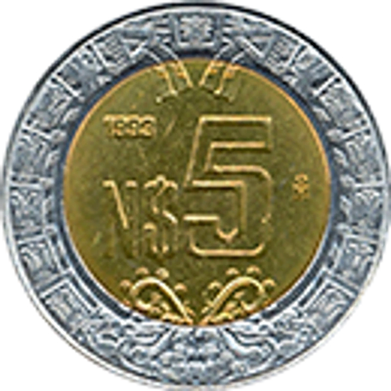 Moneda destacada de la serie Nuevos Pesos 1992-1995