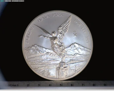 5 Onzas Libertad Plata 1996