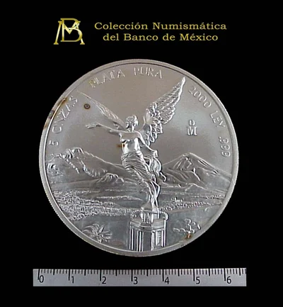 5 Onzas Libertad Plata 2000