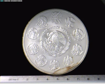 5 oz Libertad Plata 2006 · Inventario Banxico 21812 (anverso)
