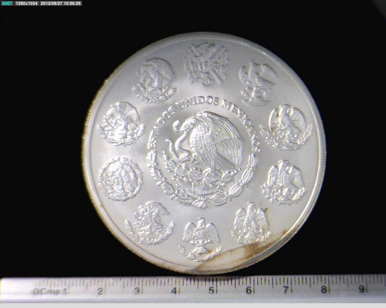 5 oz Libertad Plata 2006 · Inventario Banxico 21812 (anverso)