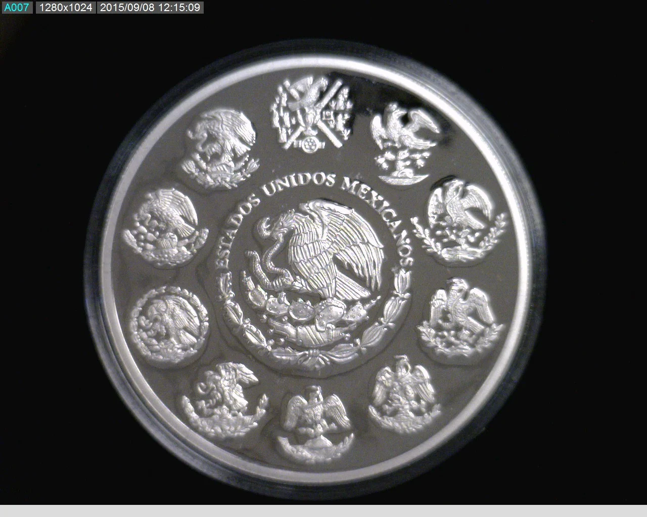5 oz Libertad Plata 2013 · Inventario Banxico 23034 (anverso)