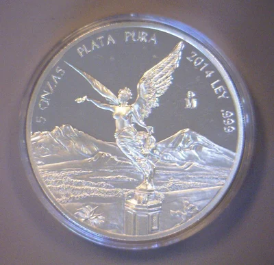 5 Onzas Libertad Plata 2014