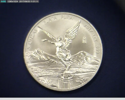 5 Onzas Libertad Plata 2017