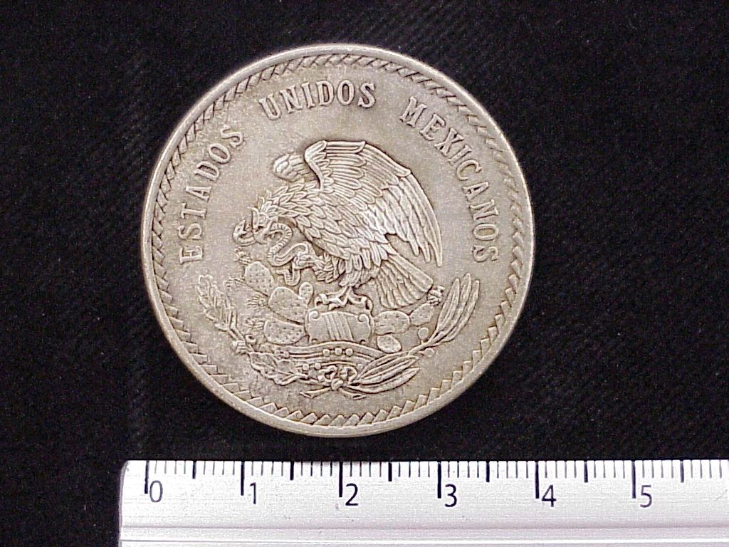 5 Pesos Plata 1947 (anverso)