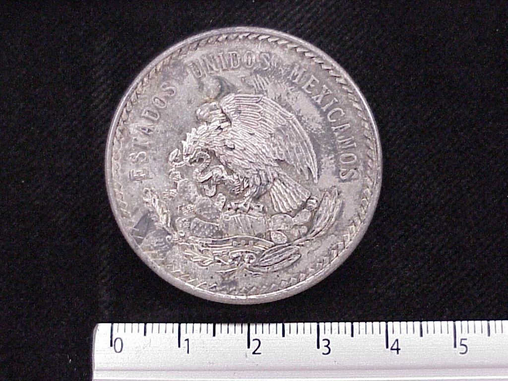 5 Pesos Plata 1948 (anverso)