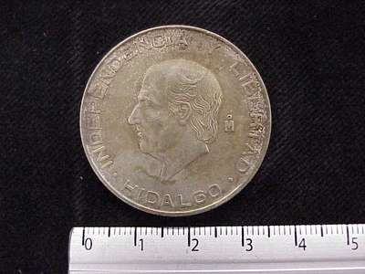 5 Pesos Plata 1957