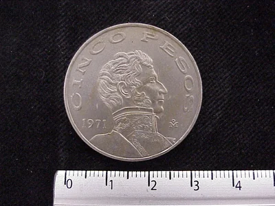 5 Pesos Cuproníquel 1971