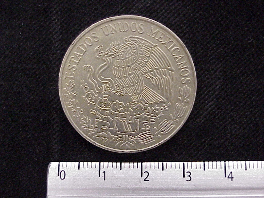5 Pesos Cuproníquel 1972 (anverso)