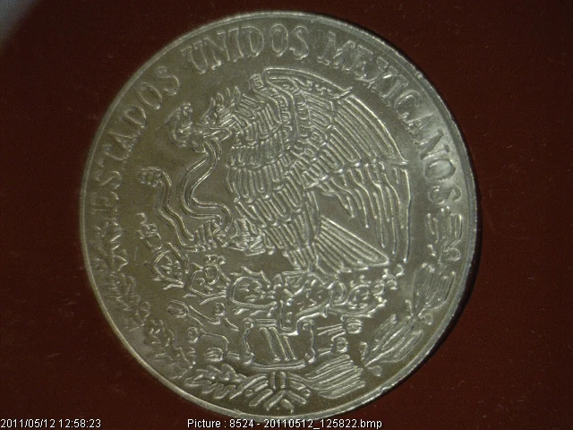 5 Pesos Cuproníquel 1978 (anverso)