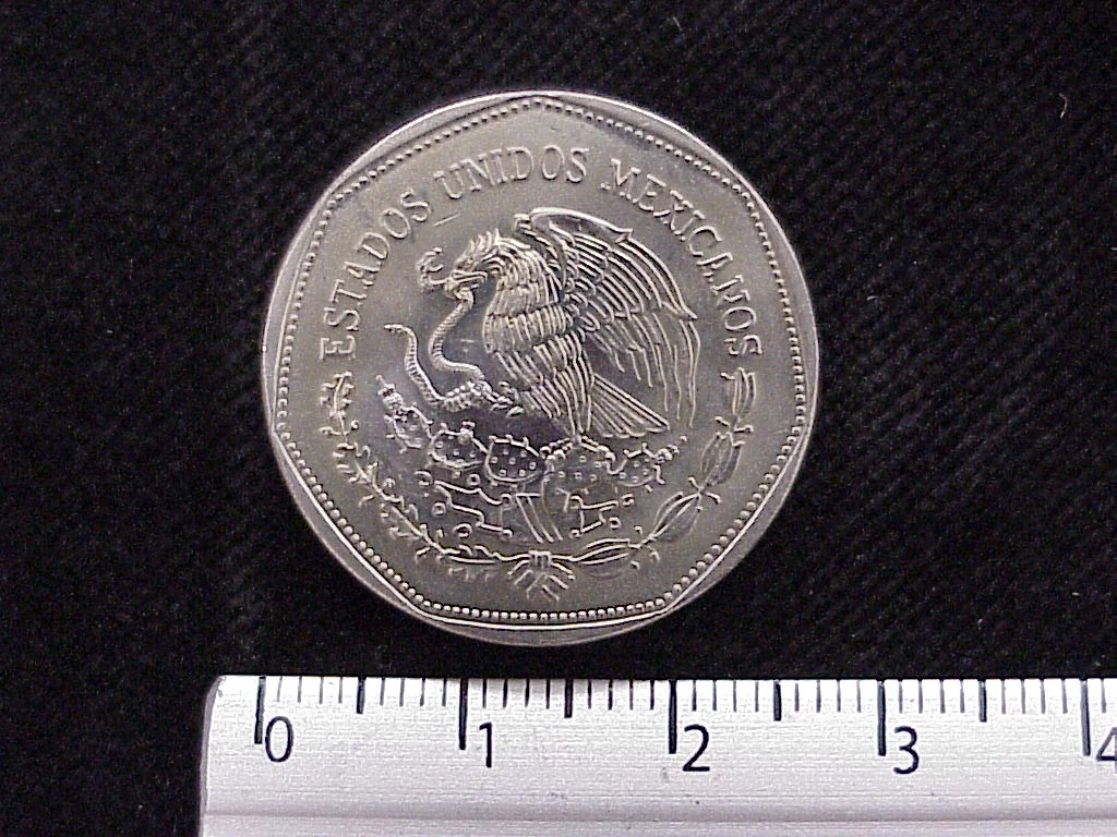 5 Pesos Cuproníquel 1980 (anverso)