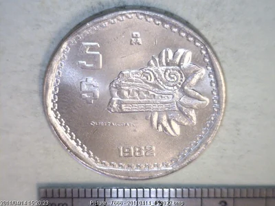 5 Pesos Cuproníquel 1982