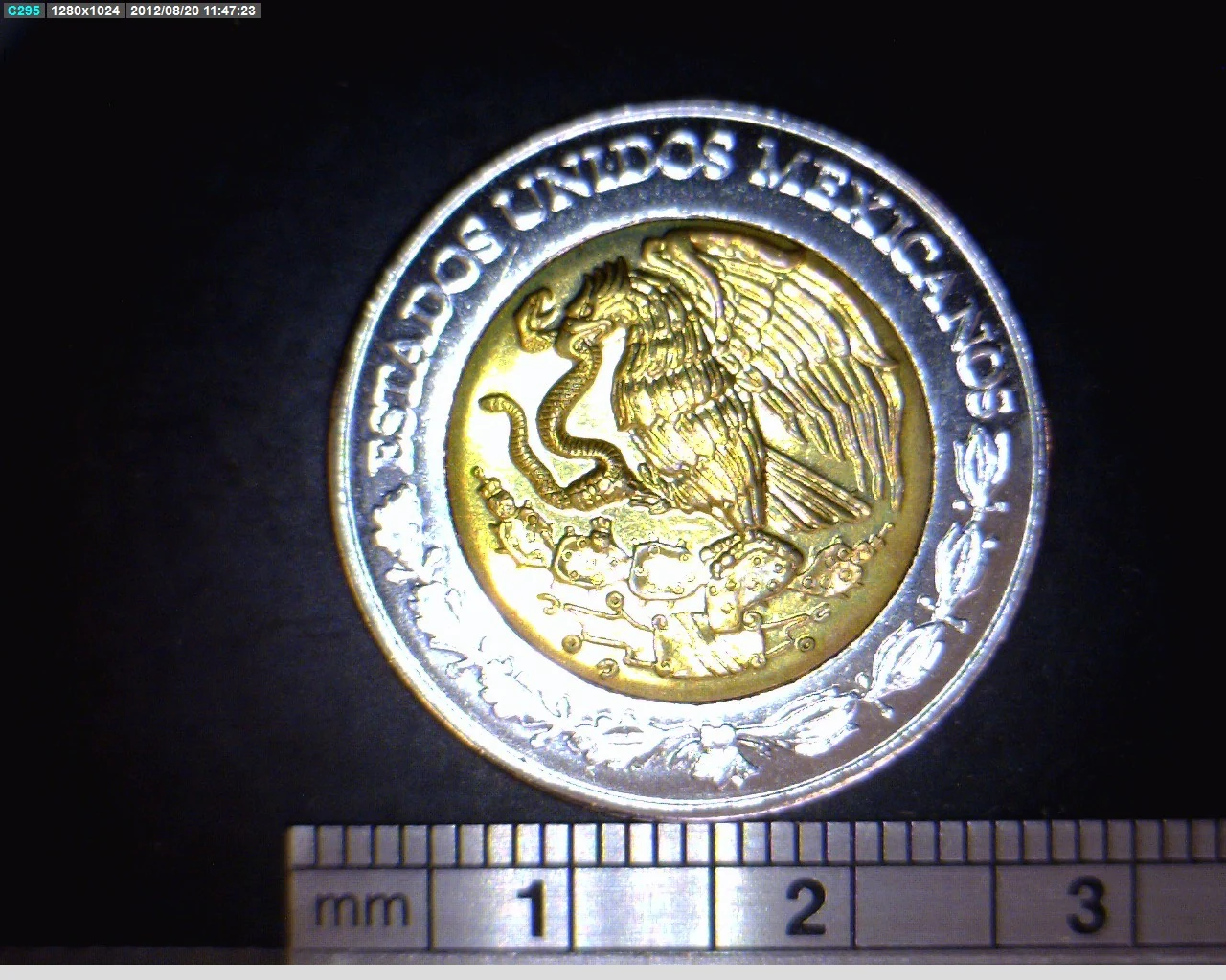 5 Pesos Bicentenario de la Independencia de México: Carlos María de Bustamante 2008 · Anverso