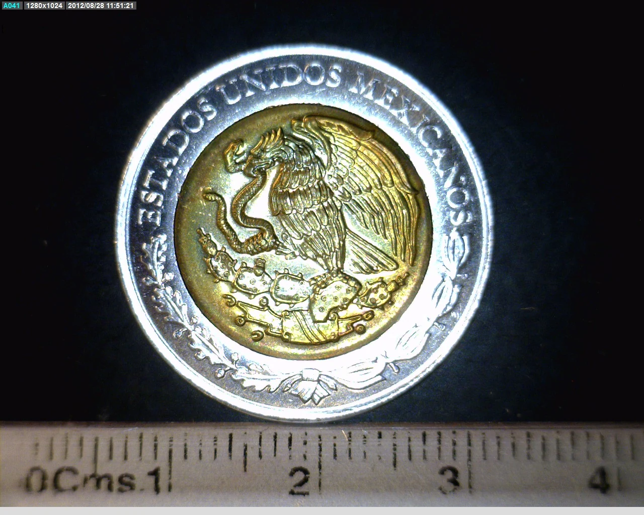 5 Pesos Bicentenario de la Independencia de México: Leona Vicario 2009 · Anverso