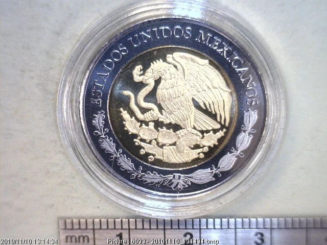 5 Pesos Bicentenario de la Independencia de México: Vicente Guerrero 2010 · Anverso