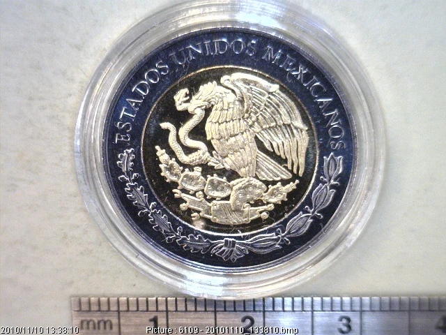 5 Pesos Centenario de la Revolución Mexicana: José María Pino Suárez 2010 · Anverso