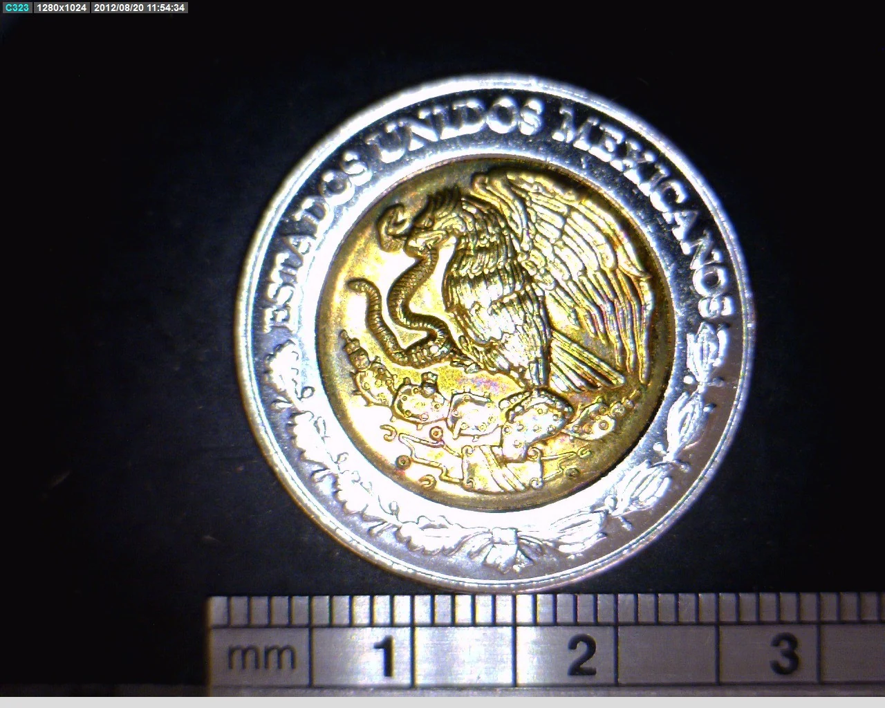 5 Pesos Centenario de la Revolución Mexicana: José Vasconcelos 2008 · Anverso