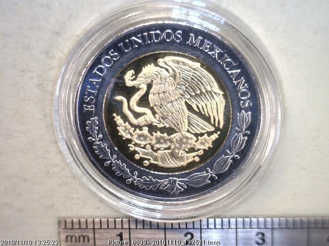 5 Pesos Centenario de la Revolución Mexicana: Soldadera 2010 · Anverso