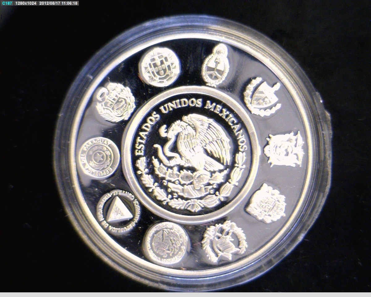 5-pesos-encuentro-dos-mundos-galeon-acapulco-2003 - anverso (Banxico)